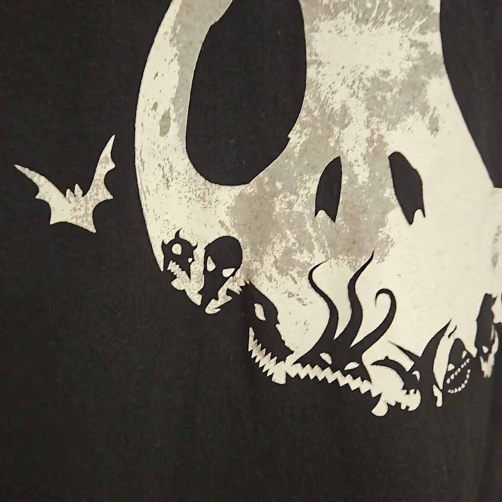 The Nightmare Before Christmas black graphic tee long sleeve UNISEX Disney - Picture 6 of 6
